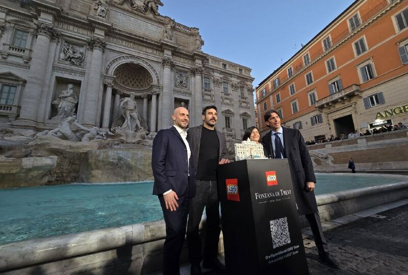 presentazione set lego fontana di trevi